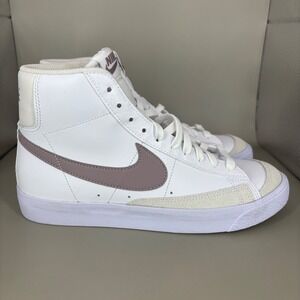 Nike Blazer Mid 77 GS White Mauve High Top Sneakers DA4086-121 Size 7Y